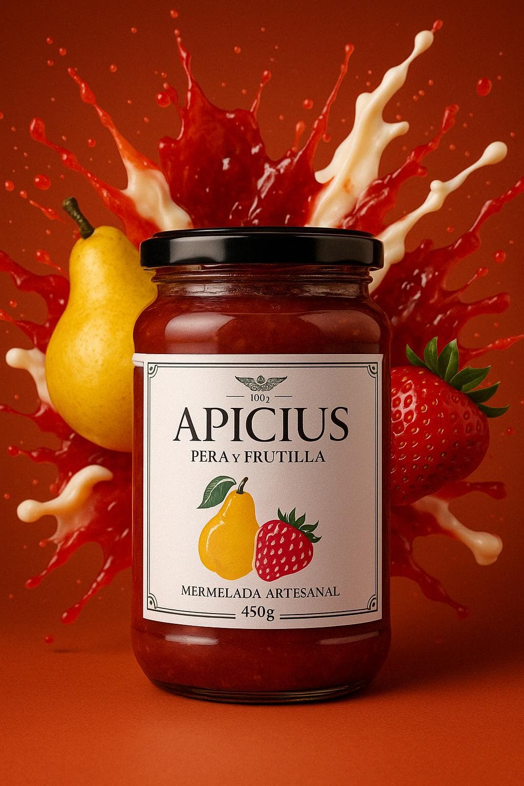 Pera y Frutilla